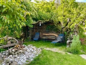 Zahrada ubytování Apartma Zeus