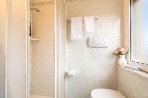 Koupelna v ubytování Hotel Marnie