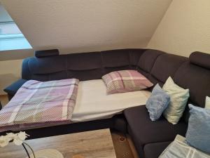 Posezení v ubytování Ferienwohnung Vier Sterne + 12 fotografií