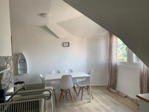 Istumisnurk majutusasutuses Korall Apartman Fonyód