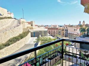 Balkón alebo terasa v ubytovaní CENTRORAMBLA Alicante