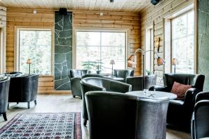 Posezení v ubytování Storsätra Fjällhotell