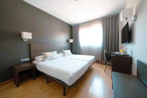 Postel nebo postele na pokoji v ubytování Hotel Cisneros