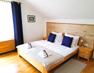 Postel nebo postele na pokoji v ubytování Plitvice Lower Lakes Rooms