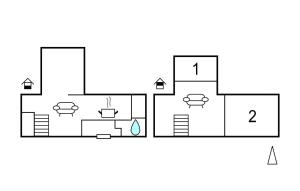 The floor plan of Awesome Home In Roskilde With Wifi
