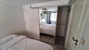 Postel nebo postele na pokoji v ubytování Apartment in Tønsberg Sentrum