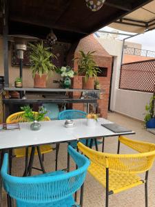 Balkón nebo terasa v ubytování Riad Alice Terrace & Spa