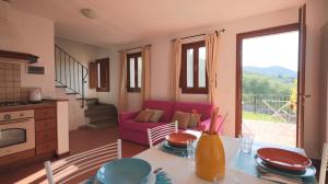 Posezení v ubytování Sasso Regino Tuscany Apartment