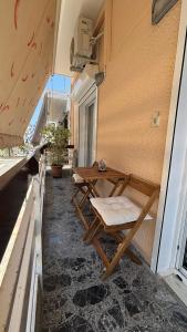 Balkón nebo terasa v ubytování Seaside Nest Corinth