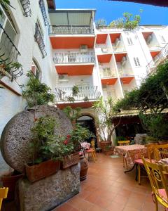 Balkón nebo terasa v ubytování Hotel da Peppe
