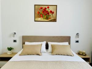 Postel nebo postele na pokoji v ubytování Apartments Anna I