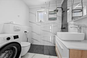 Koupelna v ubytování Villa Susanne