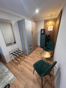 Kuchyň nebo kuchyňský kout v ubytování Hotel Garni BALTICpetite