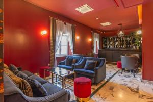 Posezení v ubytování Boutique Hotel Metro 900