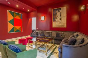 Posezení v ubytování Boutique Hotel Metro 900