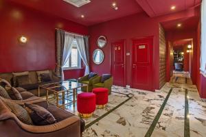 Posezení v ubytování Boutique Hotel Metro 900