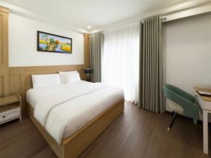 Ένα ή περισσότερα κρεβάτια σε δωμάτιο στο A25 Hotel - 29 Thác Bạc - Sapa