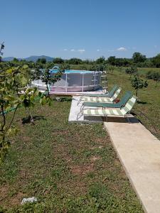 Paisaje cerca de este camping
