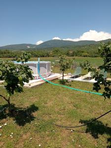 Paisaje cerca de este camping