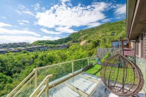 山景或在度假屋看到的山景
