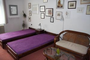 Postel nebo postele na pokoji v ubytování Angel Room Poděbrady