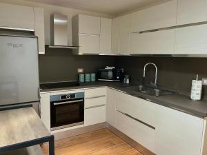 Kuchyň nebo kuchyňský kout v ubytování Penthouse Luxury Apartment