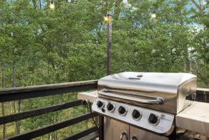 Gril dostupný pro hosty v prázdninového domu