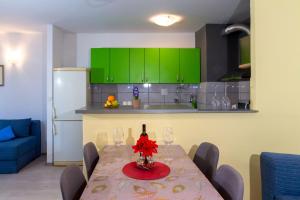 Kuchyňa alebo kuchynka v ubytovaní Apartment Tom