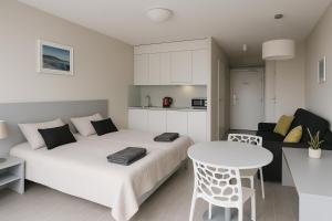 Kuchyň nebo kuchyňský kout v ubytování Apartament Stubai 3 Czarna Góra