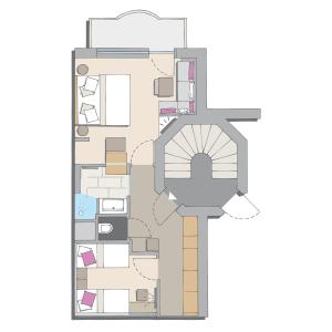 Půdorys ubytování POP-UP LIVING Zell am See