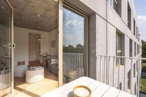 Balkón nebo terasa v ubytování Babel Community Hôtel Lille - Villeneuve d'Ascq