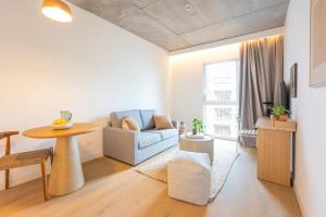 Posezení v ubytování Babel Community Hôtel Lille - Villeneuve d'Ascq