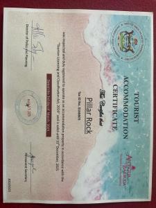 Sijil, anugerah, tanda atau dokumen lain yang dipamerkan di Ocean breeze & views - studio