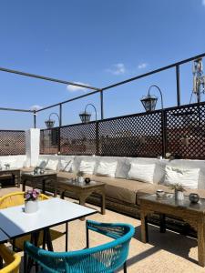 Balkón nebo terasa v ubytování Riad Alice Terrace & Spa