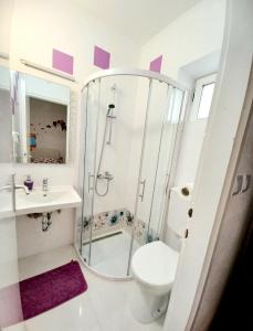 Koupelna v ubytování Apartment Eva
