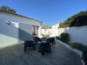 Bygningen som feriehuset ligger i