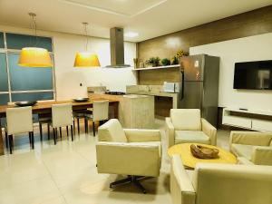 Dapur atau dapur kecil di Condomínio You Life Style