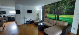 Kuchyň nebo kuchyňský kout v ubytování Apartman Domacinstvo La ViE na selu