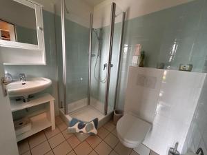Koupelna v ubytování Ferienhaus Auszeit + 22 fotografií