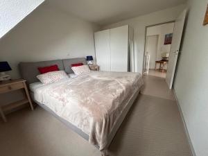 Postel nebo postele na pokoji v ubytování Ferienhaus Auszeit