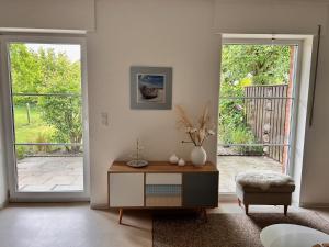 Posezení v ubytování Ferienhaus Auszeit
