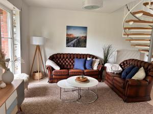 Posezení v ubytování Ferienhaus Auszeit