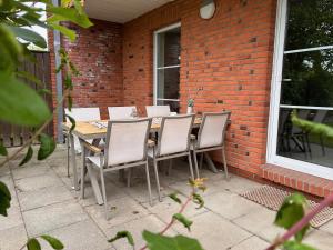 Balkón nebo terasa v ubytování Ferienhaus Auszeit