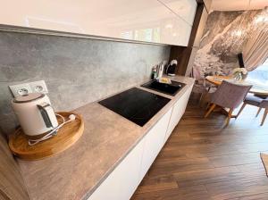 Kuchyňa alebo kuchynka v ubytovaní Apartament Silver - Stara Polana Spa