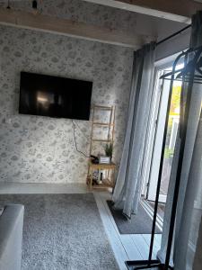 TV a/nebo společenská místnost v ubytování Silja