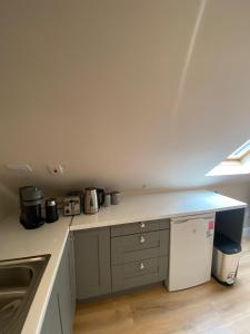 Kuchyň nebo kuchyňský kout v ubytování The Loft