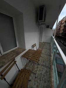 Balkón nebo terasa v ubytování Hostal B and B Benidorm