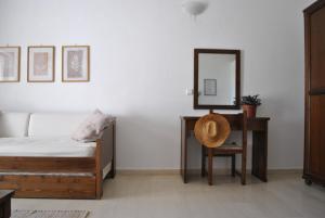Χώρος καθιστικού στο Thalassa studios