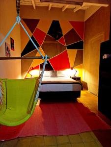 Giường trong phòng chung tại Executive Suite with Balcony and Veranda