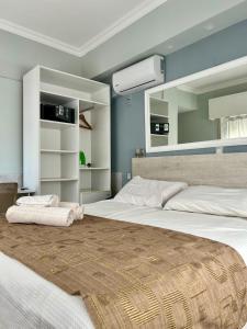 Ένα ή περισσότερα κρεβάτια σε δωμάτιο στο Hotel Playa Brava
